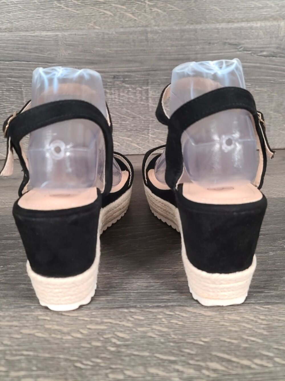 DBDK Fashion Wedges Women's Size 10 Heel Platform Shoes Black - Picture 4 of 12